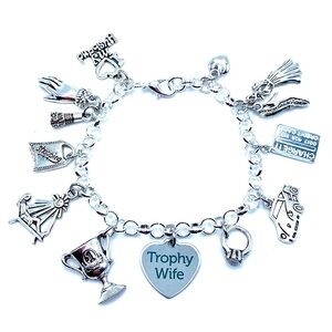 Trophy Wife Charm Bracelet